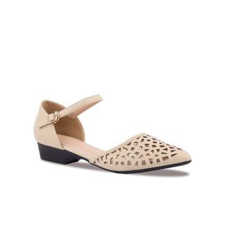 [HCM] Giày Sandal Hạnh Dung HD29138AY ( Màu Kem - Bò - Đen - Trắng )