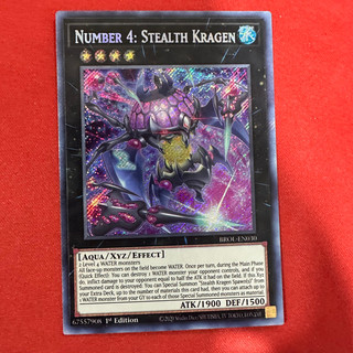 [Thẻ Bài Yugioh Chính Hãng] Number 4: Stealth Kragen