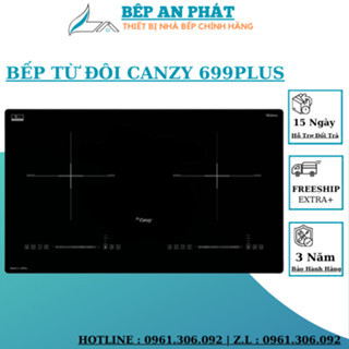 Bếp từ đôi Canzy 699PLUS | Bếp từ inverter | Gia nhiệt liên tục ở nhiệt độ thấp | Bảo hành 3 năm