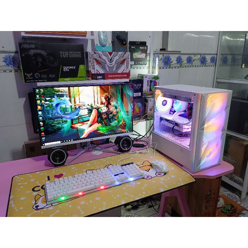 Bộ máy tính bàn ( Mới 100% )Core i5 9400F + RX 580 8GB DR5... Chơi mượt tất cả các Game online