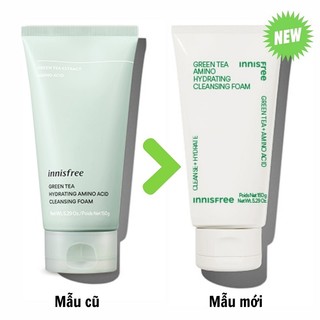 Sữa Rửa Mặt Trà Xanh Innisfree Green Tea Amino Hydrating Foam Cleanser 150ml
