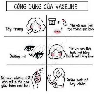[HCM] Sáp dưỡng ẩm Vaseline 50ml và 100ml 250ml 368g