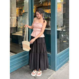 [RÁCH STORE] Váy Dài - 706 - Trơn - Tầng