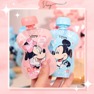 Nước Thạch Trái Cây Disney Chuột Mickey Minnie Mouse Vị Đào Nho Gói Hồng Xanh 72gr