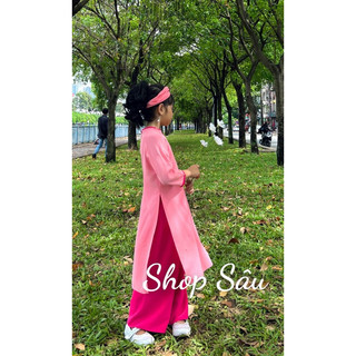 Bộ áo dài bé gái cô Ba Sài Gòn