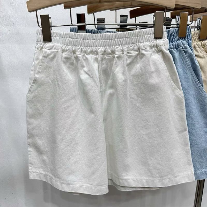 Quần Short Kaki Nữ Ống Rộng Cạp Cao , Quần Sooc đùi Nữ Phong cách Ulzzang Hàn Quốc | BigBuy360 - bigbuy360.vn