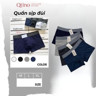 Quần lót nam, quần sịp đùi nam QTINO thun lạnh, co giãn 4 chiều thoải mái, thấm hút mồ hôi