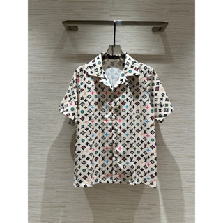 [Hight Quality] Hàng Có Sẵn!! Áo Sơ Mi LV Luon Vuituoi Monogram Craggy - Ercu Họa Tiết Hoa 7 Màu Sang Trọng Nam Nữ