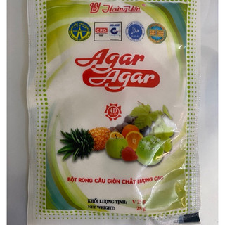 Bột thạch rau câu giòn AGAR HOÀNG YẾN gói 25gr