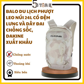 Balo du lịch phượt leo núi 24L có đệm lưng và dây đai chống nước, dakine, hàng xuất khẩu