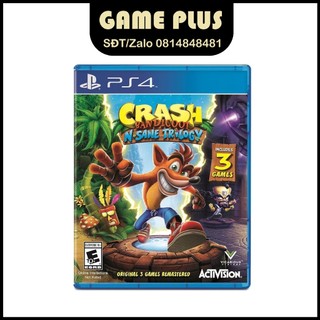 Đĩa game 2nd crash bandicoot n sane trilogy cho máy ps4 ps5