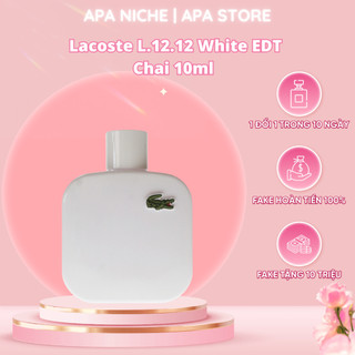 Nước hoa nam 𝗟𝗮𝗰𝗼𝘀𝘁𝗲 l.12.12 white edt chai 10ml apa store