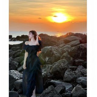 Đầm Tua Rua Dự Tiệc Trễ Vai Sang Trọng Bigsize (58-90kg) Linhh Nguyen Bigsize