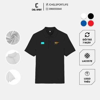 Áo polo logo thêu Arsenal