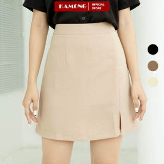  Chân váy ngắn chữ A Có Lót Quần KAMONG kiểu dáng chân váy công sở CV007