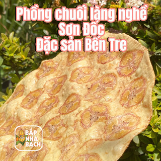 Bánh phồng chuối sơn đốc - bánh tráng chuối nướng- bánh tráng