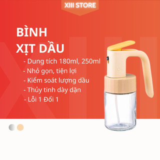 Chai Xịt Dầu Thủy Tinh Nhà Bếp, Bình Xịt Dầu Phun Sương, Bình xịt Dầu chuyên dùng cho nấu ăn