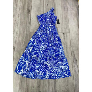 Đầm maxi one- shoulder Tay-Lor vnxk dư xịn