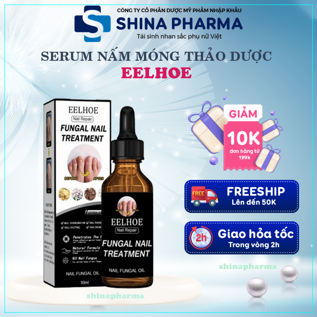 Serum Nấm Móng Thảo Dược Eelhoe Hoa Kì - Tinh Chất Dưỡng Móng Phục Hồi Mô Móng Eelhoe