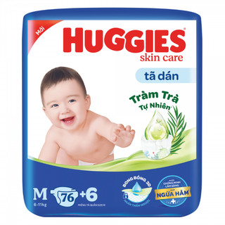 Bỉm - tã dán huggies size m - 76 miếng