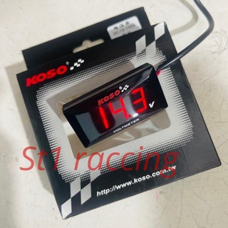 Đồng hồ báo Volt Koso 10-150v chống nước dành cho xe máy xe điện