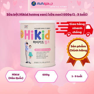 Sữa bột Hikid hương vani 600g
