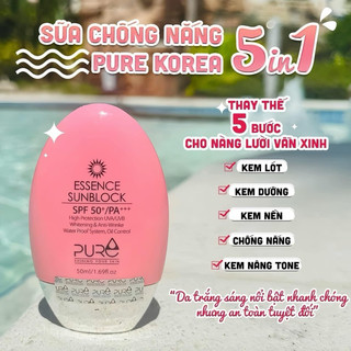 Sữa chống nắng Pure Essence Sunblock, SPF50+