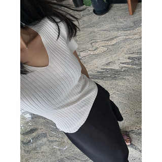 COOL V-NECK KNIT (3 Colors) -LACIEL