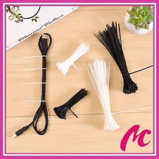 Set 100 Dây thít nhựa đầu khóa zip dẻo dai chịu lực tốt Buôn Rẻ 01219