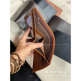 (Da bò thật 100%) Ví nam da bò Nappa cao cấp