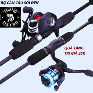  Combo bộ cần câu lure sói đen đủ size 1m6 1m8 2m1 - Thắng Fishing 