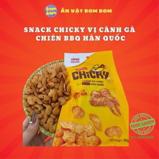 Snack Chicky Vị Cánh Gà Chiên BBQ Hàn Quốc - Ăn Vặt Bom Bom