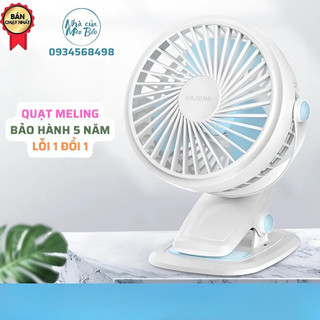 Quạt Tích Điện Để Bàn MELING - Quạt Kẹp Mini MELING Pin Khủng Kẹp Xoay 720 Độ Chạy Cực Êm Sử Dụng 6 Giờ Liên Tiếp