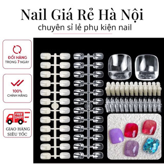Móng mẫu vuông tập vẽ form Hàn Quốc Vỉ 10 thanh 240 móng
