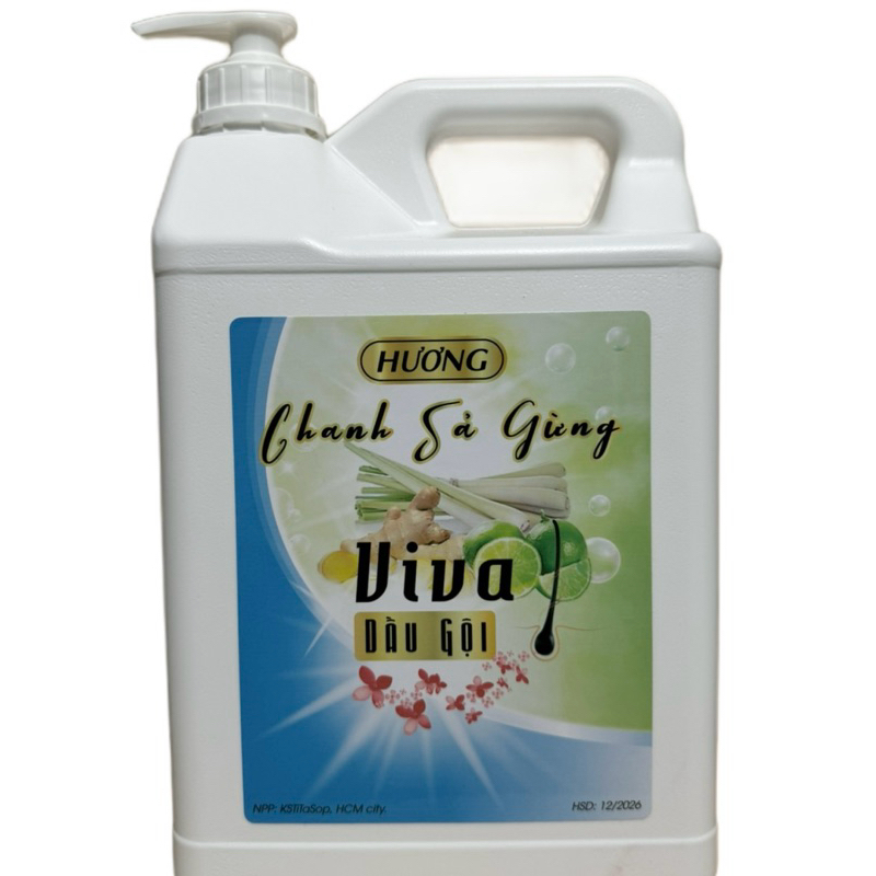 Dầu Gội Chanh Sả Gừng 5Lit