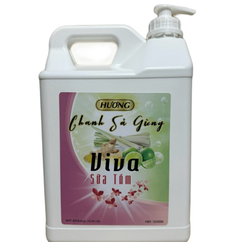 Sữa Tắm Chanh Sả Gừng 5Lit