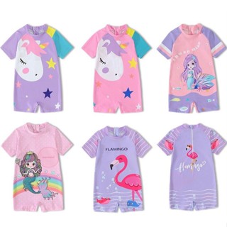 Đồ bơi bé gái bé trai cho bé từ 10kg đến size đại, bộ bơi liền thân trẻ em công chúa bạch tuyết tiên cá ngựa pony