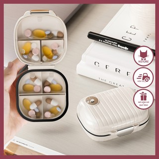 Hộp Đựng Thuốc Hộp Trang Sức Du Lịch Mini Bằng Nhựa Có Ron Chống Ẩm