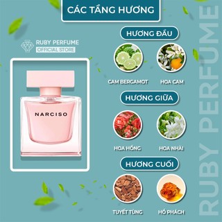 [ AUTH ] Nước Hoa Nữ Narciso Rodriguez Cristal EDP - Trẻ Trung , Quyến Rũ - RubyPerfume