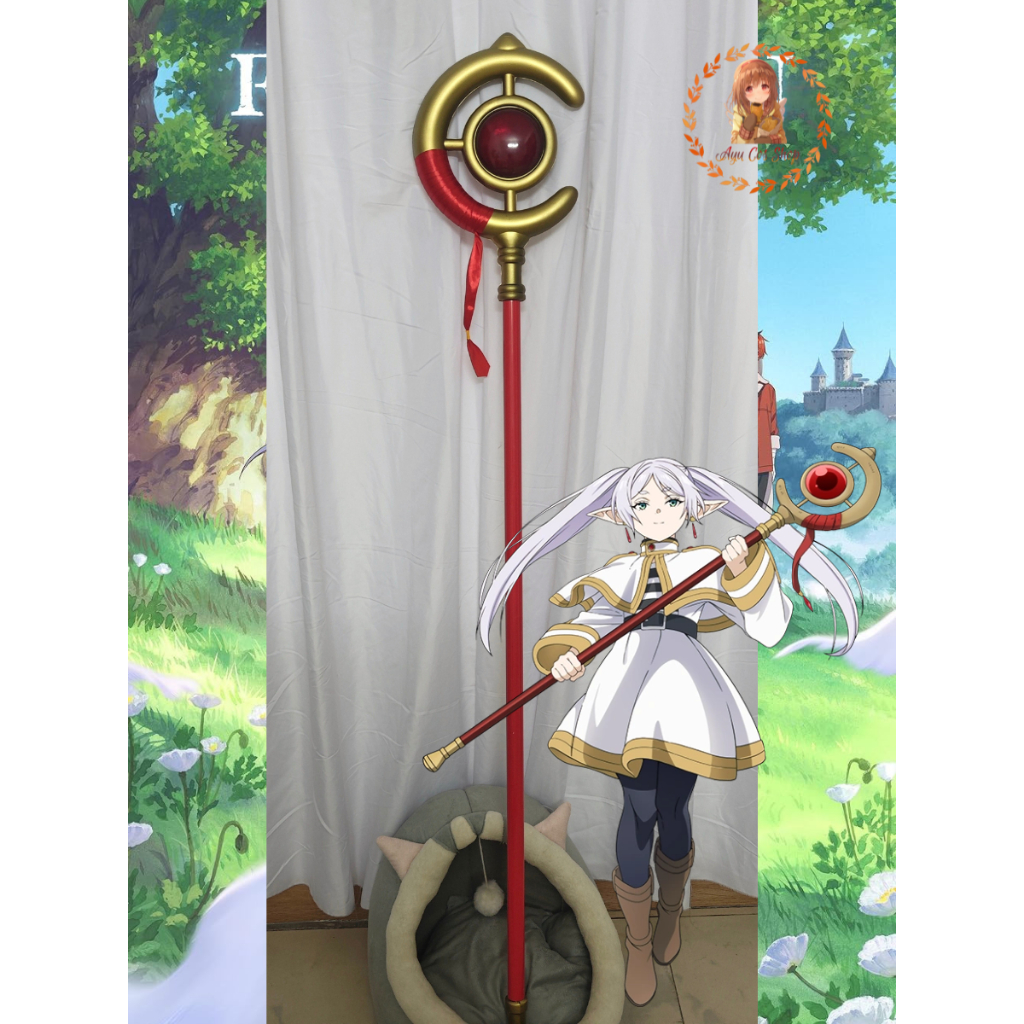 [có sẵn] Trượng gậy cosplay Frieren đạo cụ cosplay pháp sư tiễn táng Frieren