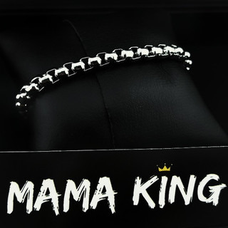(TẶNG KÈM NHẪN)Vòng tay lắc tay unisex box bracelet chất liệu thép không gỉ MAMA KING