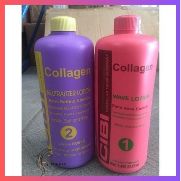 Thuốc uốn lạnh collagen Cibi 1000ml x 2