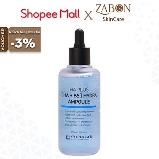 Tinh chất căng bóng da kyung lab ha plus ha + b5 hydra ampoule 100ml
