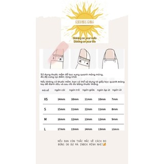 Nails thiết kế Size S (Princess 3)