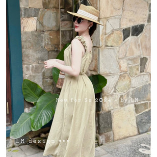 Váy 2 Dây Maxi Kèm Dây Buộc Mặc Nhiều Kiểu