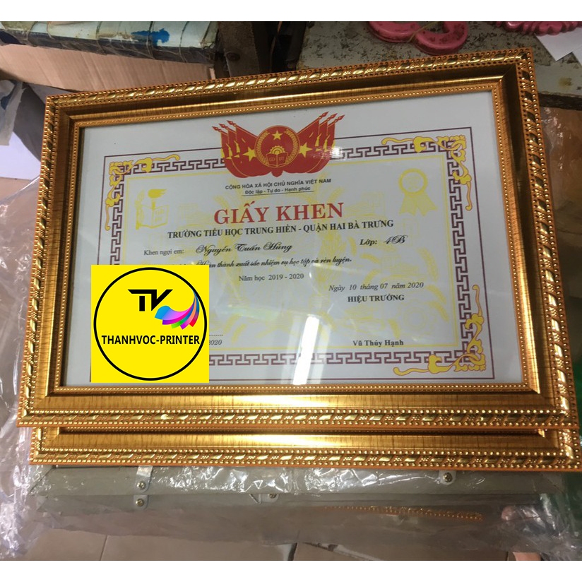 Khung Ảnh Bằng Khen A4 (20X30) Mặt Kính - Bảo Hành Vận Chuyển - Nhiều Màu Sắc Và Chủng Loại Cho Khách Hàng Lựa Chọn