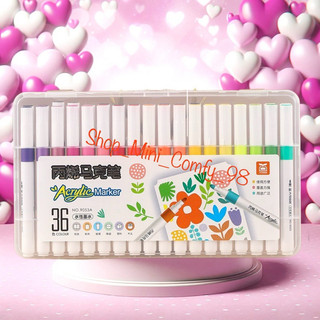 (Cao cấp) Bút màu Acrylic maker (12/24/36/48/60 màu)