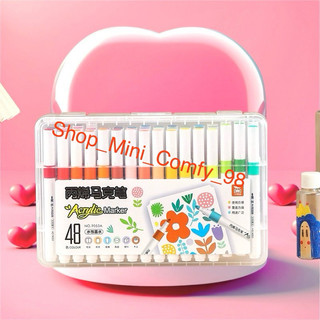 (Cao cấp) Bút màu Acrylic maker (12/24/36/48/60 màu)