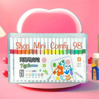 (Cao cấp) Bút màu Acrylic maker (12/24/36/48/60 màu)
