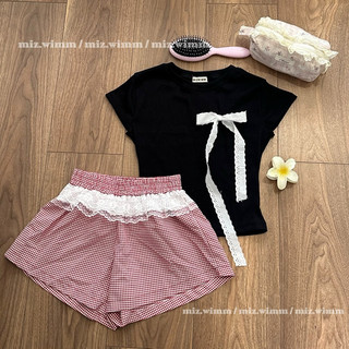 Áo babytee đính nơ dàii ( size ở mô tả )